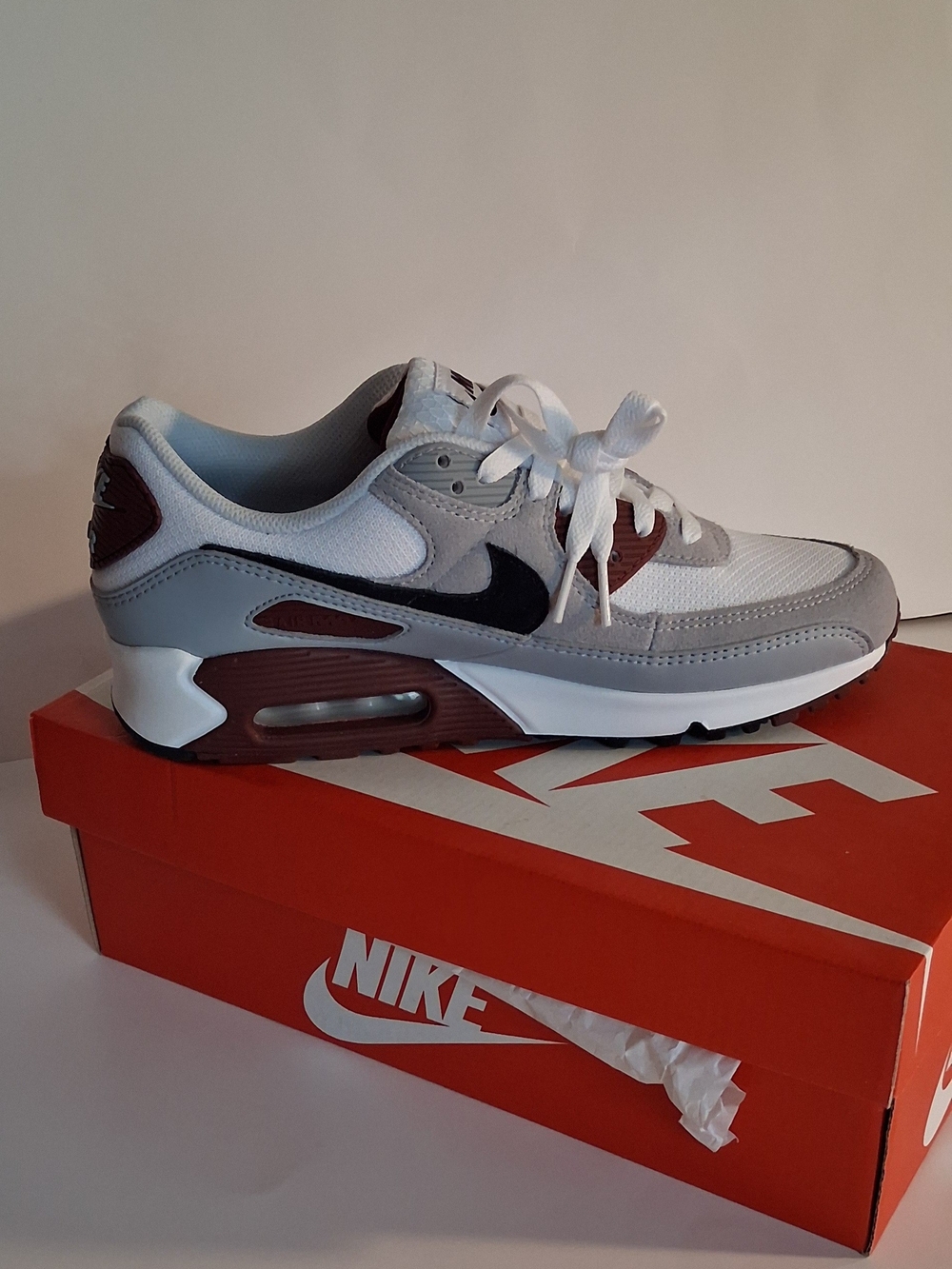 Nike Men’s Air Max Runner - White, Gray & Burgundy